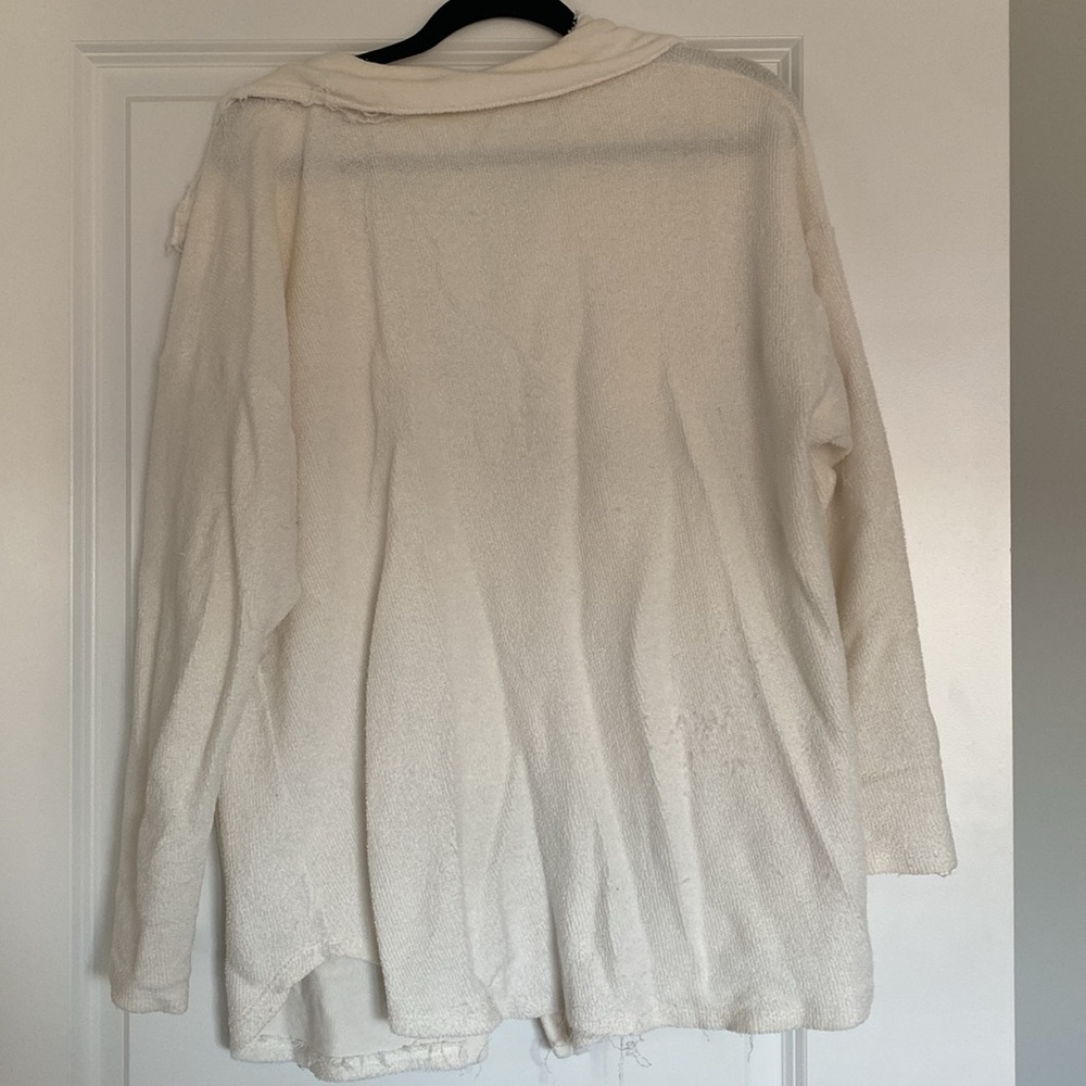 White Button Up Shacket - image 3